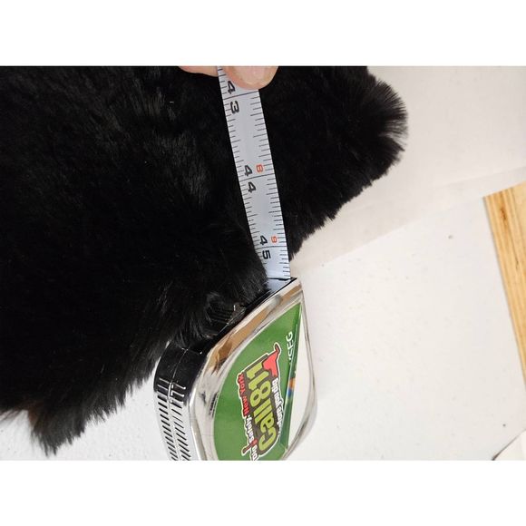 Vintage Black Beaver Fur Long Coat Charles J. Goldstein Small - Picture 13 of 13